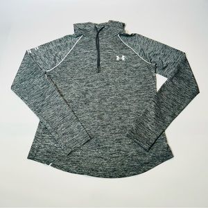 Under Armour running jacket Heat Gear Loose fit 1/4 zip jacket women size S